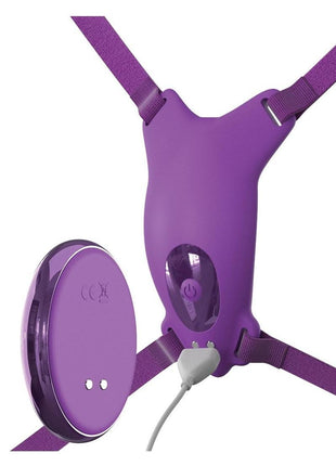 Fantasy For Her Ultimate Butterfly Silicone Strap-On with Remote Control