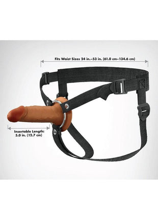 Fantasy X-Tensions Elite Silicone Dual Density Hollow Strap-On
