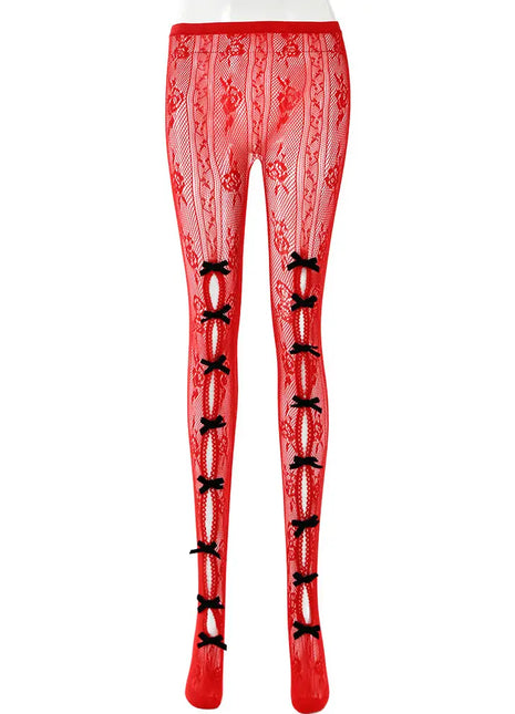 Punk Bowknot Stockings