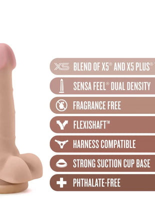 Au Naturel Sam Dildo 7in