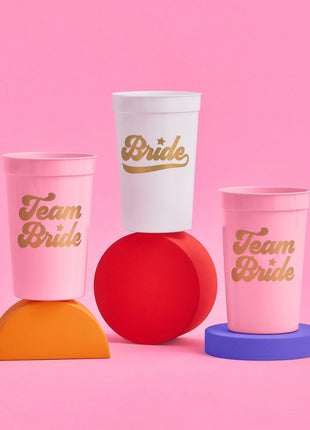 Team Bride Drink Cups