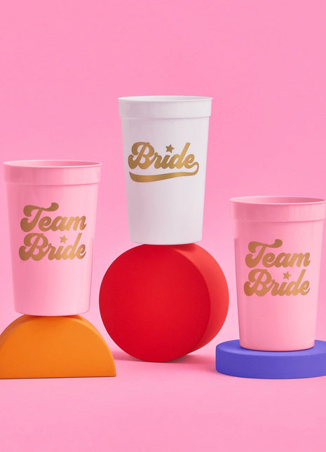 Team Bride Drink Cups