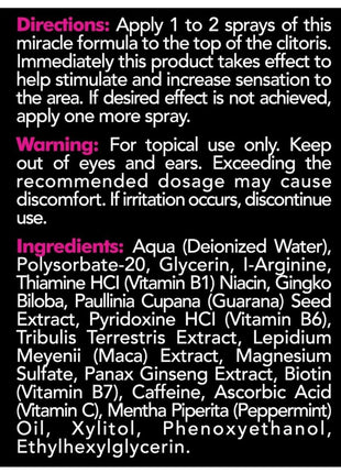 Femsation Female Stimulation Spray - 1 Oz