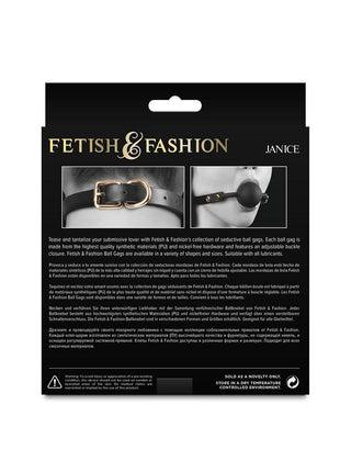 Fetish and Fashion Fran Silicone Ball Gag