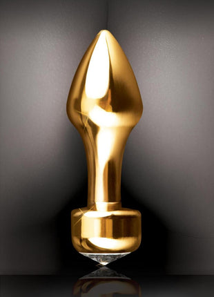 Fetish Fantasy Gold Mini Luv Plug - Gold/Metal - 2.4in