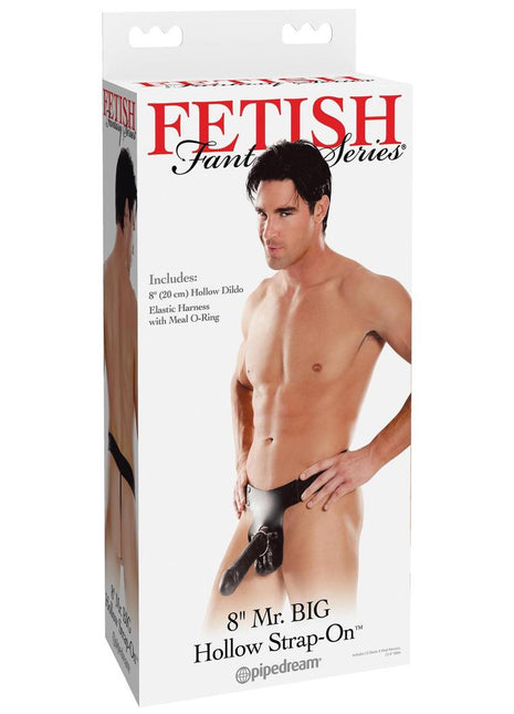 Fetish Fantasy Mr. Big Hollow Strap-On Sleeve - Black - 8in
