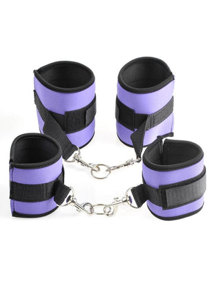 Fetish Fantasy Pleasure Bondage - Black/Purple - Set