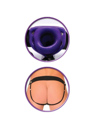 Fetish Fantasy Series For Him Or Her Hollow Strap-On Dildo and Adjustable Harness