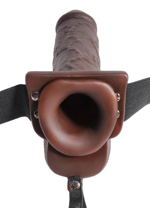 Fetish Fantasy Series Hollow Squirting Strap-On Dildo with Balls and Harness