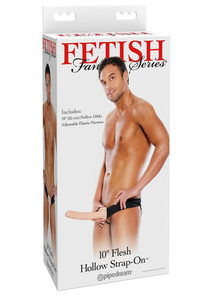Fetish Fantasy Series Hollow Strap-On - Flesh - 10in