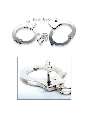 Fetish Fantasy Series Limited Edition Metal Handcuffs - Metal/Silver