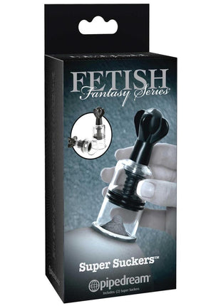 Fetish Fantasy Series Limited Edition Super Suckers - Black/Clear