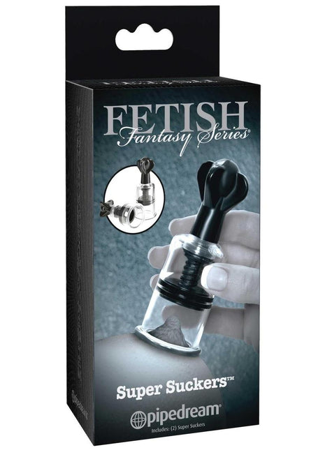 Fetish Fantasy Series Limited Edition Super Suckers - Black/Clear