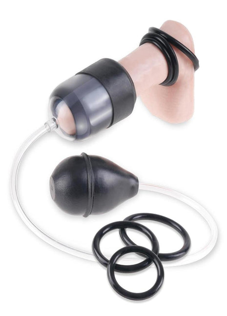 Fetish Fantasy Series Suck N' Stroke Head Pump - Black