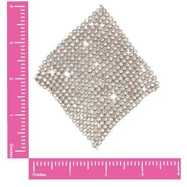 Chain Reaction Silver Metal Mesh Jewel Reusable Pasties
