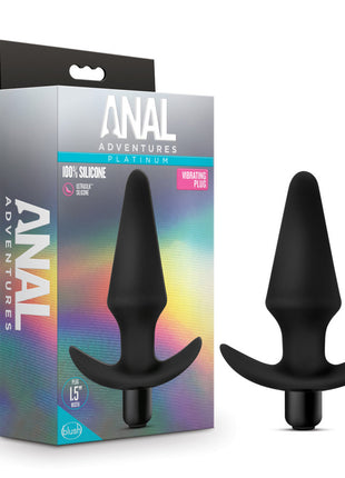 Anal Adventures Platinum Silicone Vibrating Plug