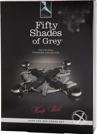 Fifty Shades Of Grey Keep Still Over The Bed Cross Restraint - Silver
