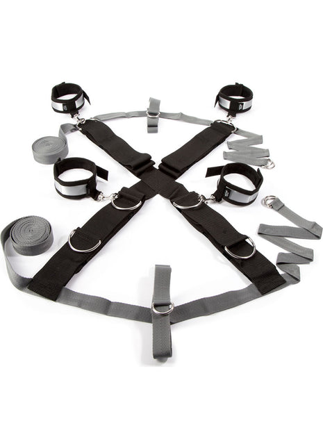 Fifty Shades Of Grey Keep Still Over The Bed Cross Restraint - Silver
