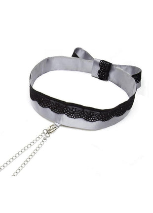 Fifty Shades Of Grey Play Nice Satin and Lace Collar Andamp; Nipple Clamps
