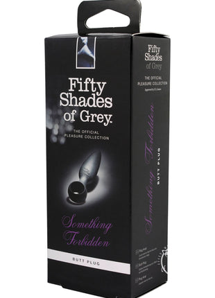 Fifty Shades Of Grey Something Forbidden Butt Plug - Black