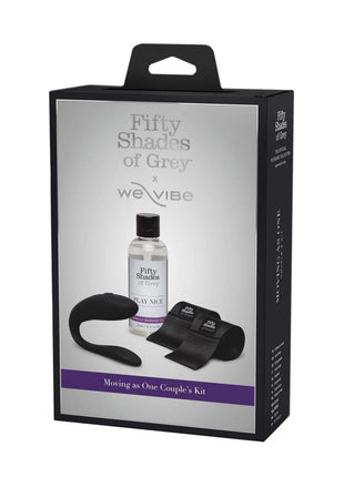 Fifty Shades Of Grey X We-Vibe Moving As One Rechargeable Silicone Couples Kit - Black