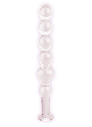 First Glass Thins Elliptical Glass Plug - Clear
