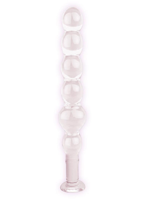 First Glass Thins Elliptical Glass Plug - Clear