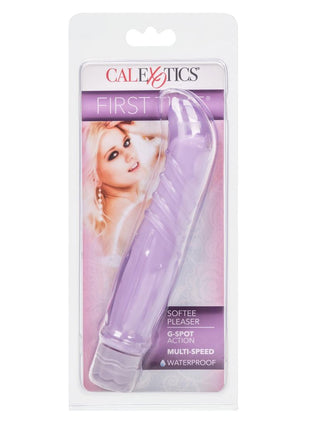 First Time Softee Pleaser Vibrator - Purple