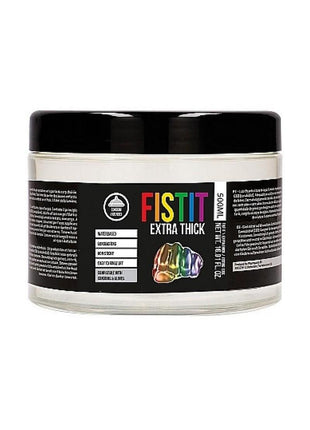 Fist It Extra Thick Rainbow Water Based Lubricant - 16.9oz/500ml