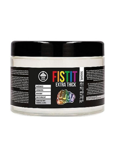 Fist It Extra Thick Rainbow Water Based Lubricant - 16.9oz/500ml