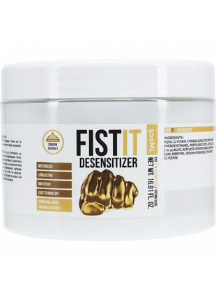 Fist It Numbing Water Based Lubricant - 16.9oz/500ml