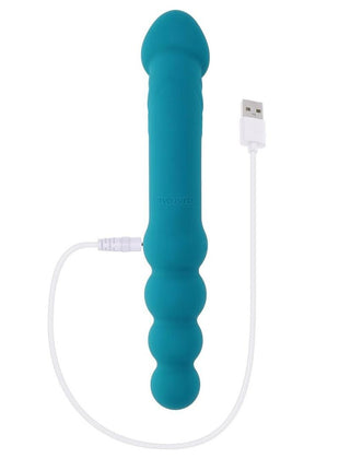 Flip Flop Rechargeable Silicone Dual End Vibrator