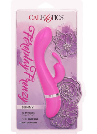 Foreplay Frenzy Bunny Silicone Rabbit Vibrator - Pink