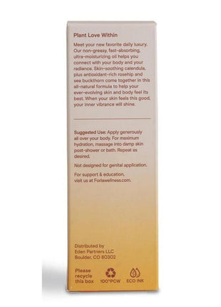 Foria Everyday Body Oil with Organic Botanicals