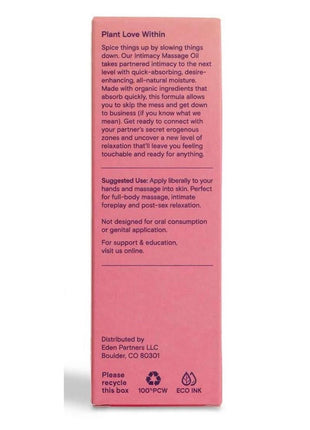 Foria Massage Oil with Organic Botanicals