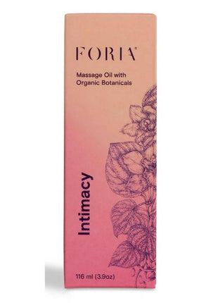 Foria Massage Oil with Organic Botanicals - 3.9oz