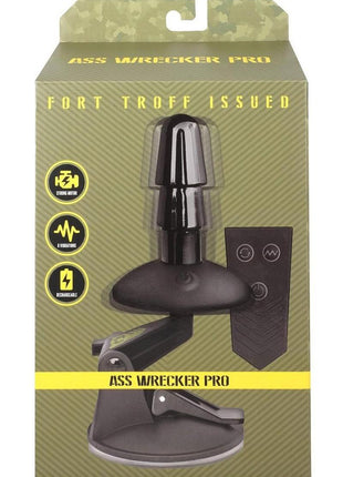 Fort Troff Ass Wrecker Pro Rechargeable Vac-U-Lock Accessory with Wireless Remote - Black