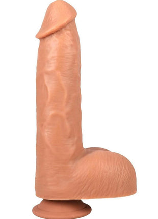 Fort Troff Cut Thruster Rechargeable Silicone Dildo Sex Machine with Remote - Caramel