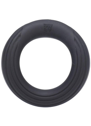 Fort Troff Rev Cock Throbber Rechargeable Silicone Cock Ring - Black - Large