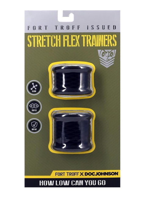 Fort Troff Stretch Flex Silicone Trainers - Black