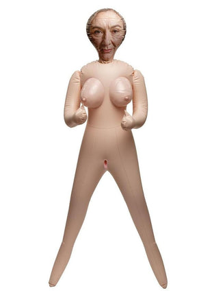 Fuck Dolls Horny Granny Inflatable Doll - Vanilla
