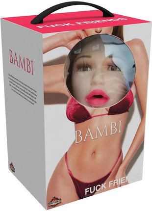 Fuck Friends Bambi Blow-Up Doll with Rechargeable Egg Kit - Vanilla