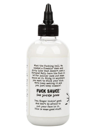 Fuck Sauce Cum Scented Water Based Lubricant - 8oz.