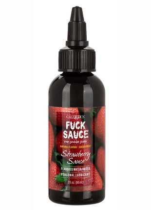 Fuck Sauce Flavored Water Based Personal Lubricant Strawberry - 2oz