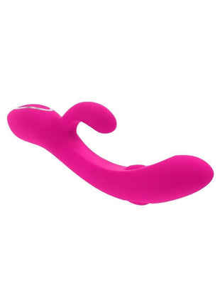 G-Tapper Rechargeable Silicone Double Tapping Rabbit Vibrator with Clitoral Stimulator