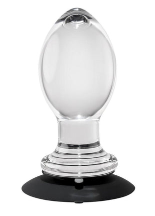 Gender X Crystal Ball Glass Plug - Clear