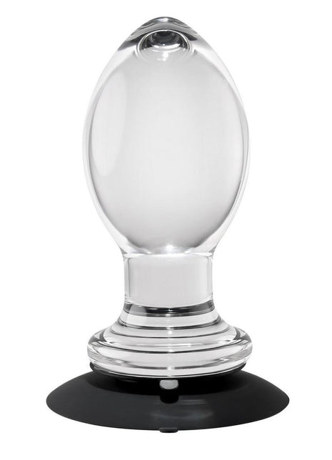 Gender X Crystal Ball Glass Plug - Clear