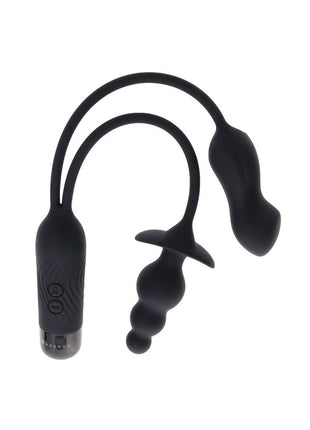 Gender X Double My Pleasure Rechargeable Silicone Dual Vibrator - Black
