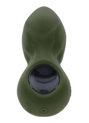 Gender X My Secret Garden Rechargeable Silicone Anal Plug with Remote - Green