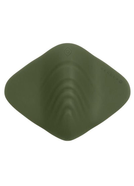 Gender X Pleasure Pad Rechargeable Silicone Clitoral Stimulator - Green